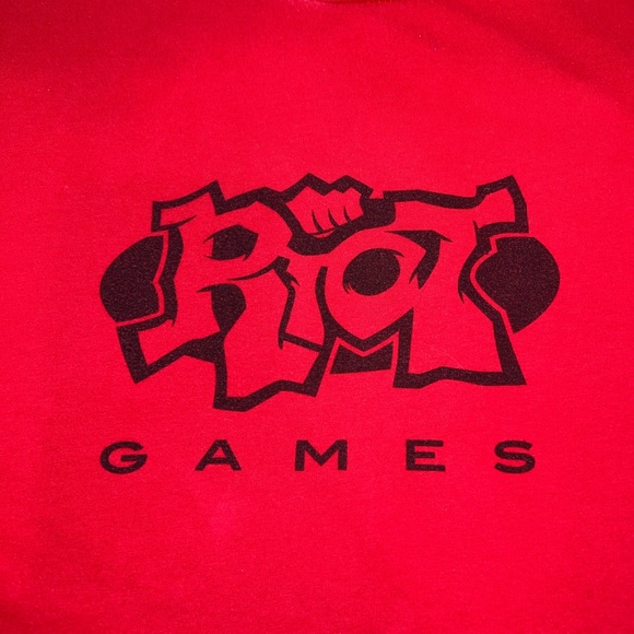 RIOT GAMES red t-shirt original stock 2015 size XXL - Picture 8 of 11